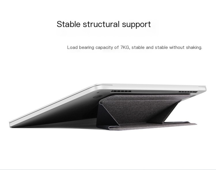 Invisible Bracket for Laptop Grey