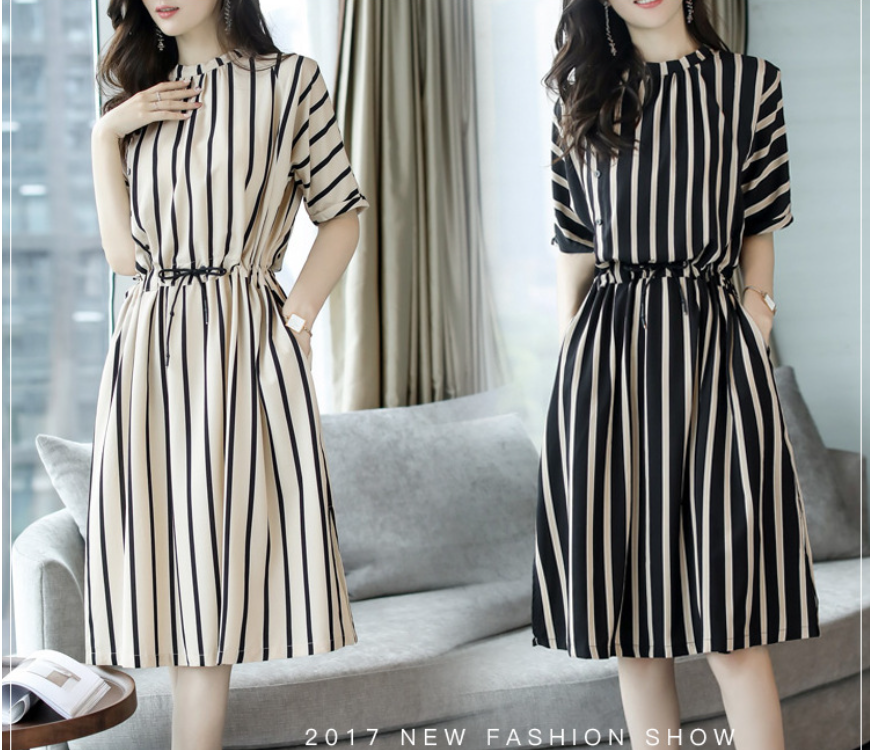 Pure Color Dress Image 1