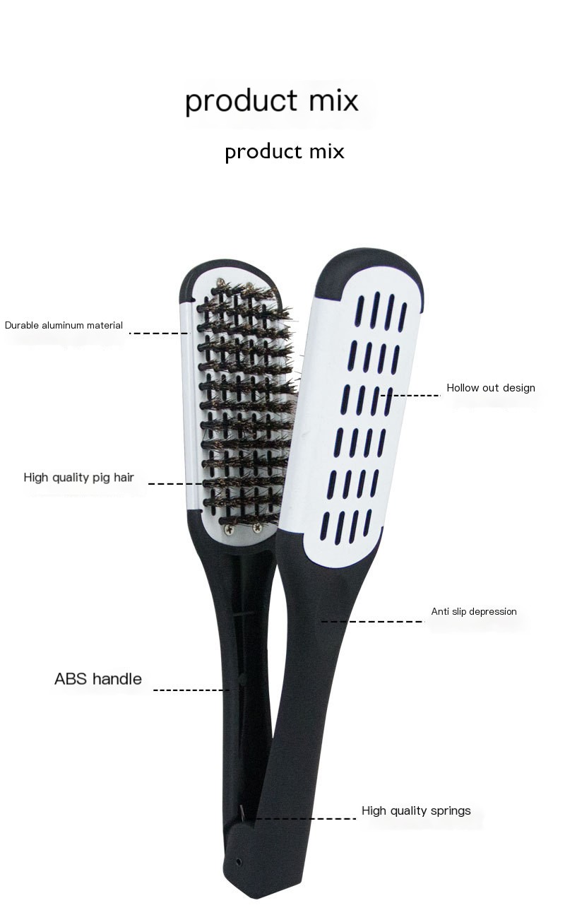 Women's Curl Smoothing Comb in action