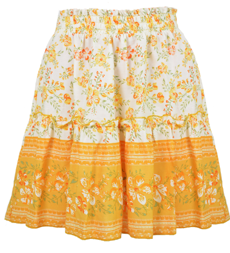 Printed Half Skirt Image 5