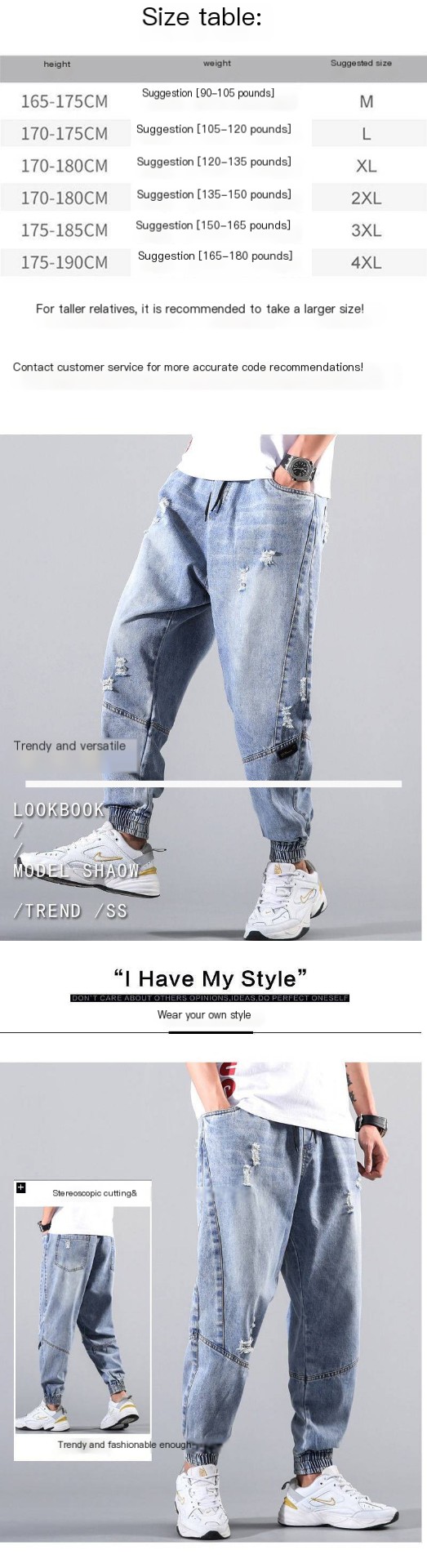 Men's Loose Harem Trousers 1
