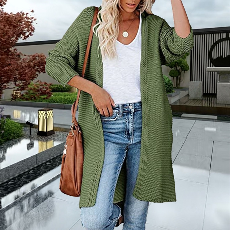 Knitting Cardigan Sweater Image 11
