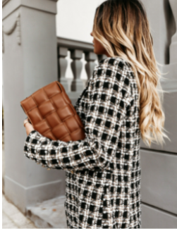Chic Checkered Jacket