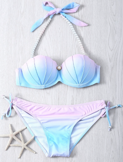 Floral High Waist Bikini
