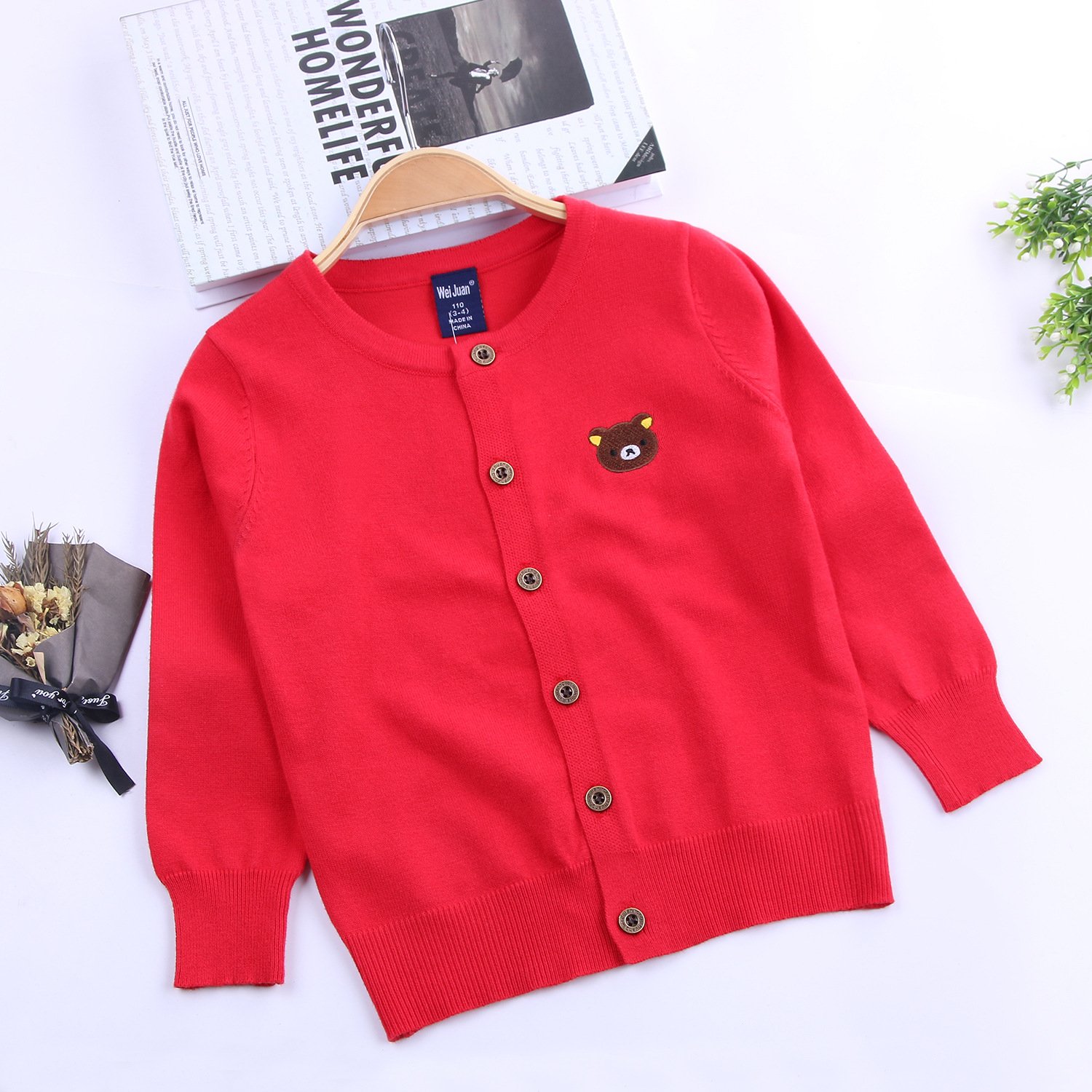 Classic Explosion Boys Knit Cardigan Thin Kids Jacket image