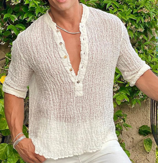 Aldrin Linen Summer Top - Image 1