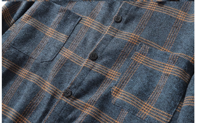 Autumn Chic Plaid Shirt Jacket - Image 6
