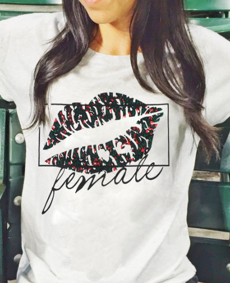 Lip Print T-Shirt 5