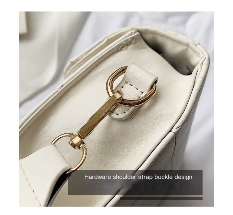 Wide Strap Small Square Bag