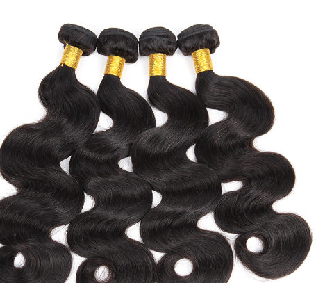 Close-up of Human Hair Wig