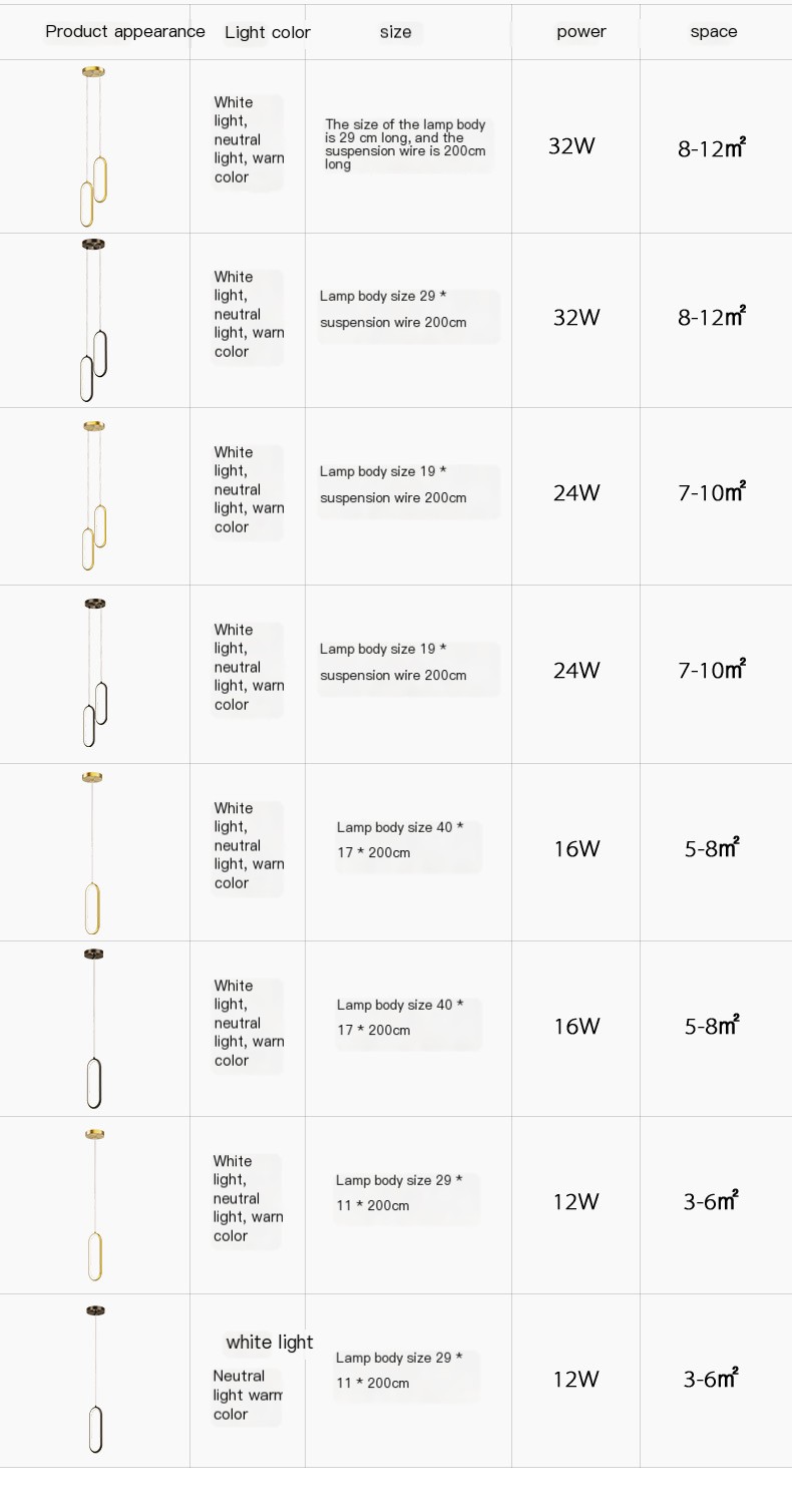 Nordic Bedroom Pendant Light