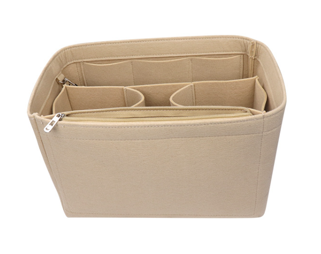 Cross-Border Felt Cosmetic Bag in Use