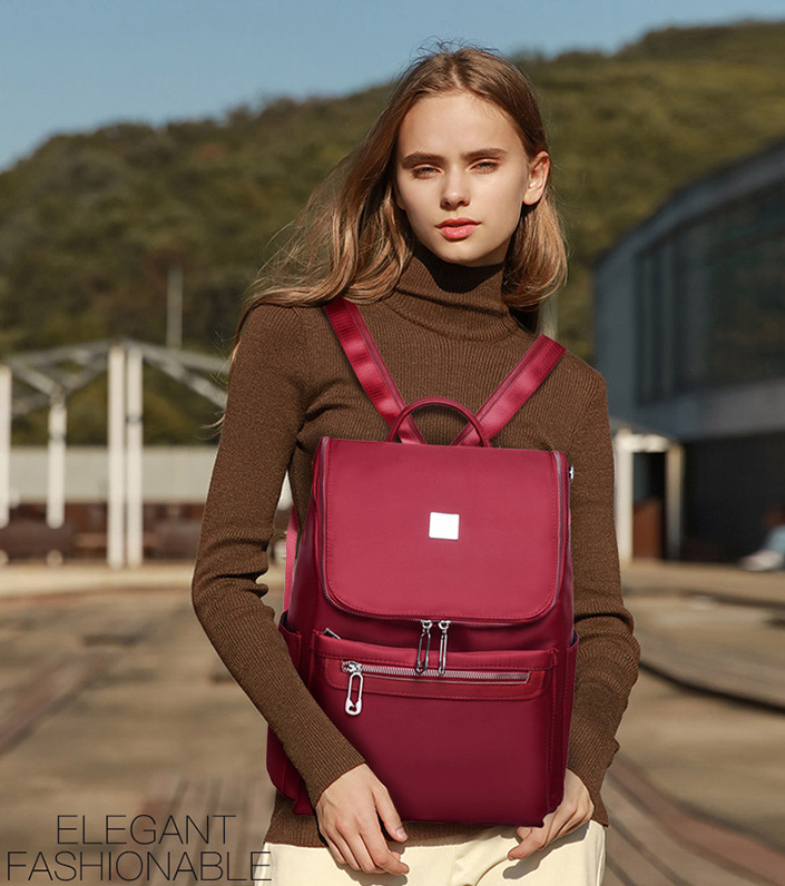 Oxford Cloth Backpack - Red
