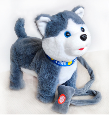 Children's Electric Toy Dog - Husky Color