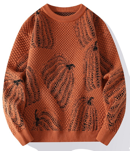 Different angles of Jacquard Sweater
