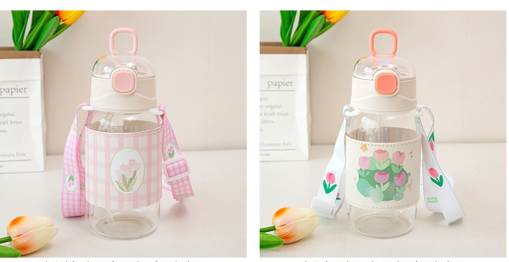 Ins Tulip Glass Cup 4