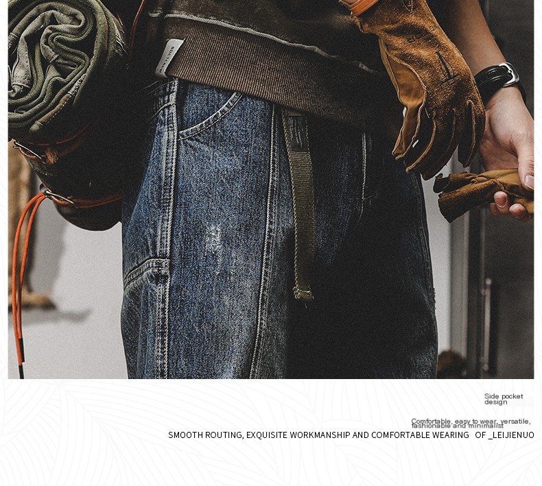 Schwere Retro-Jeans Bild 6