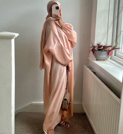 Abaya Dress Morocco - Pink Color