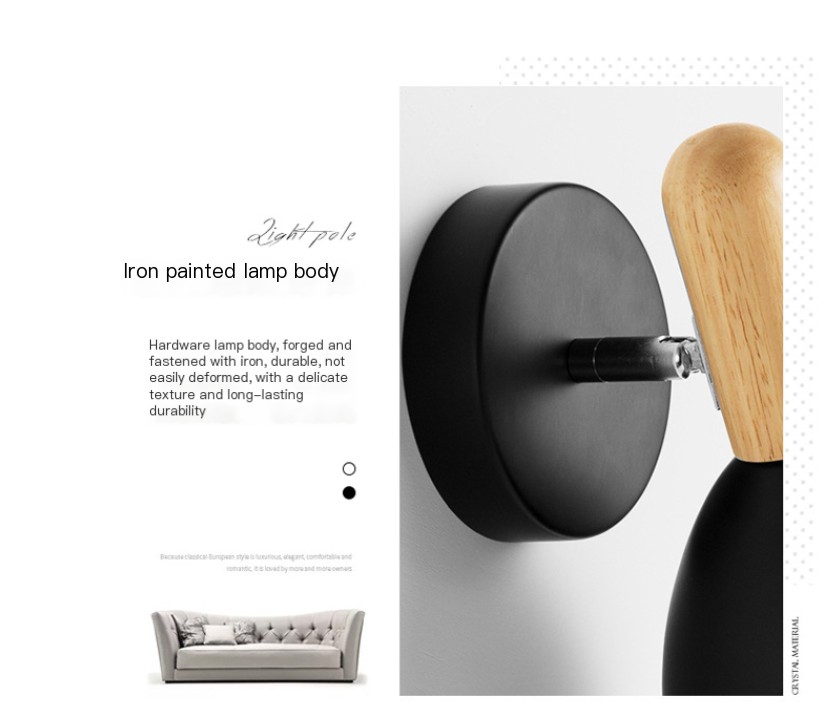Wooden Wall Lamp