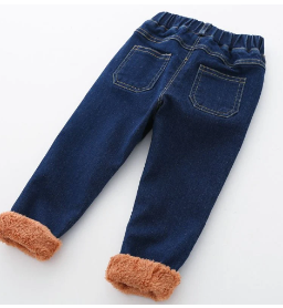 Calça Infantil Masculina Jeans Peluciada image