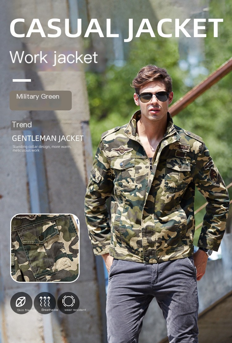 Camouflage Jacket Image 2