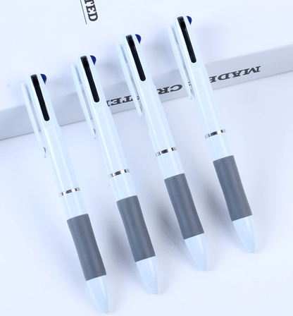 Three-color Plastic Ballpoint Pen