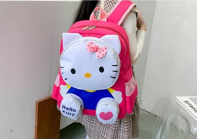 Rucksack Lila Katze