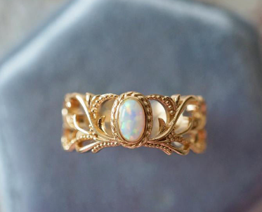 Fashion Personality Opal Ring 1