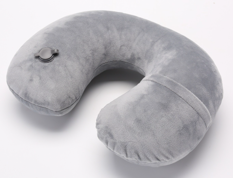 Inflatable U-Shaped Travel Pillow Image 2