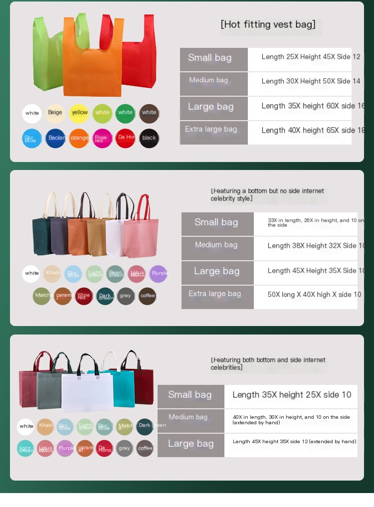 Non-woven fabric tote bag 3
