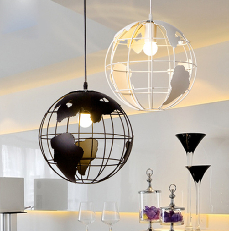 Globe Pendant Light White