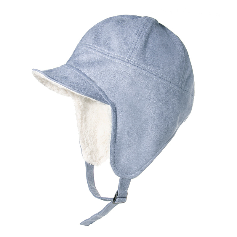 Warm Furry Pilot Locomotive Small Suede Lei Feng Hat