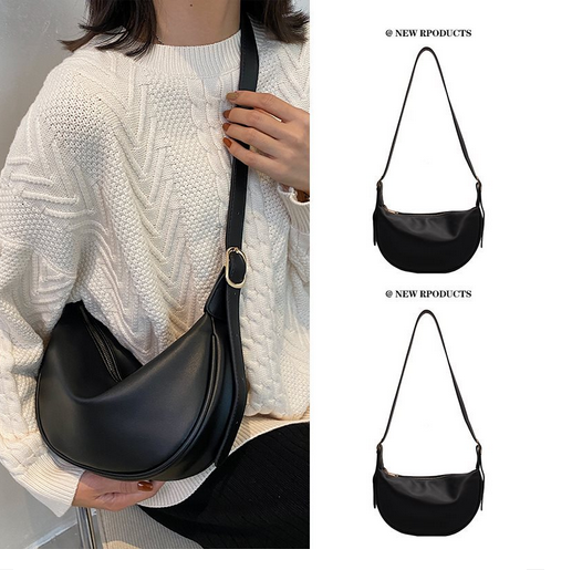 Women's Top Layer Cowhide Bag - Inside View