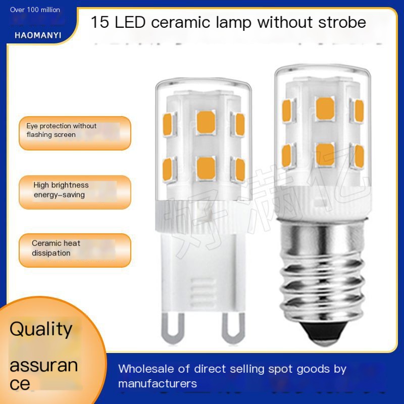 No strobe 3W eye protection G9 LED corn light 220V ceramic E14led bulb crystal light source hot sale image