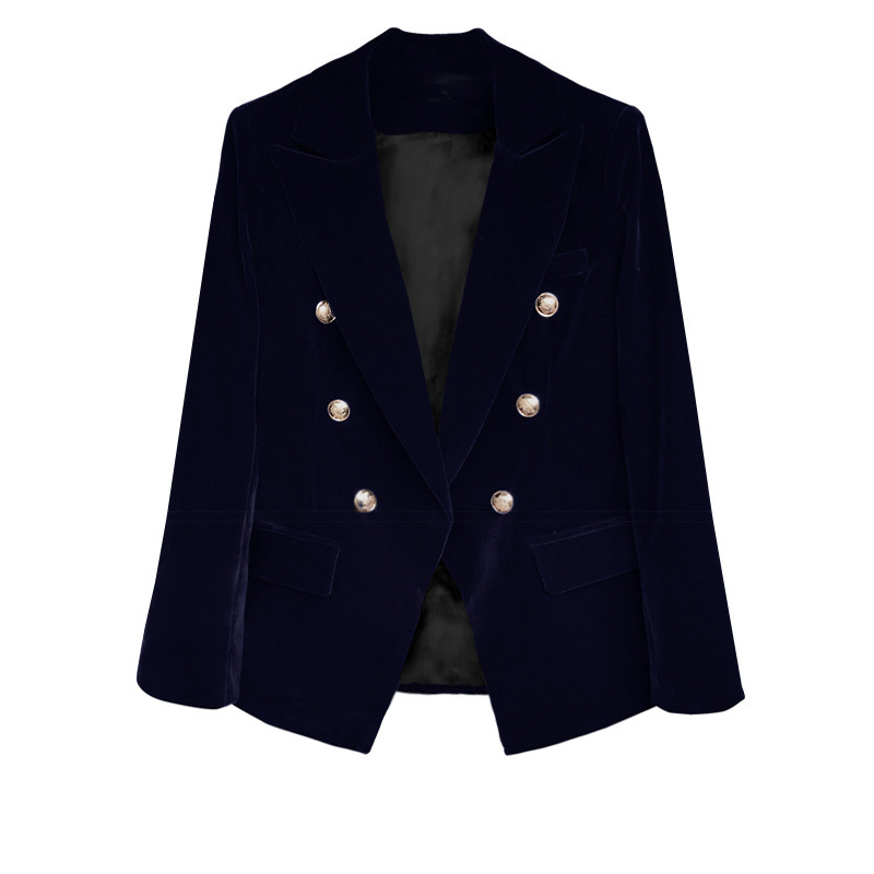 Imagem 7 do Casaco de Terno de Manga Longa com Abotoamento Duplo