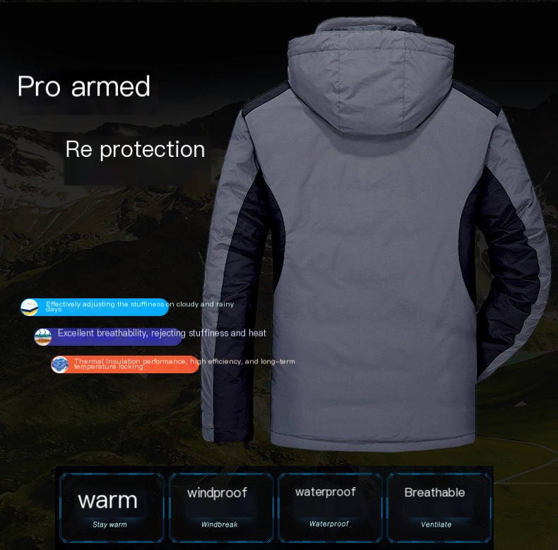 Down Jacket Side View