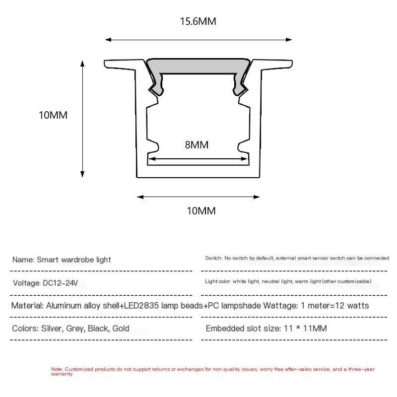LED Strip Light in Cabinet