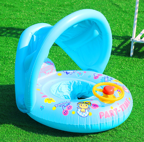 Summer Horn Boat Baby Swimming Ring Design 2