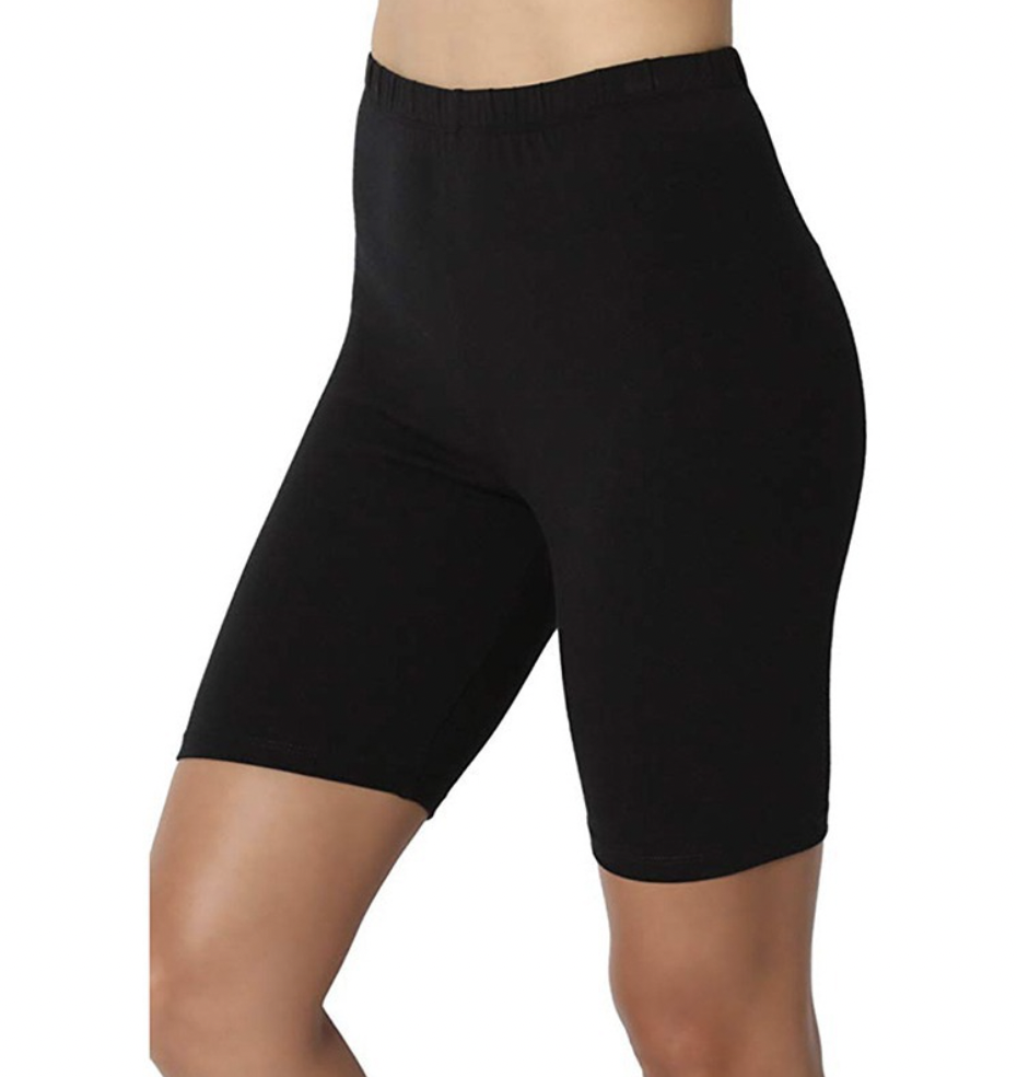 Cotton Biker Shorts Image 1