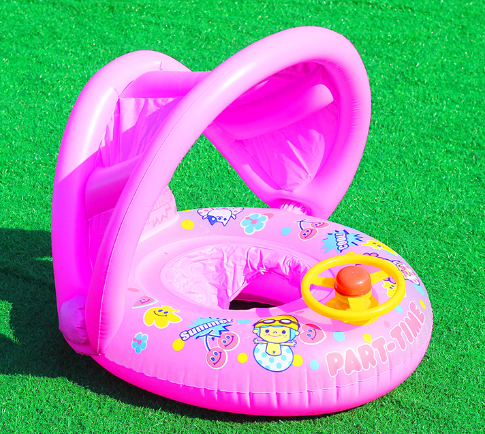 Summer Horn Boat Baby Swimming Ring Design 3