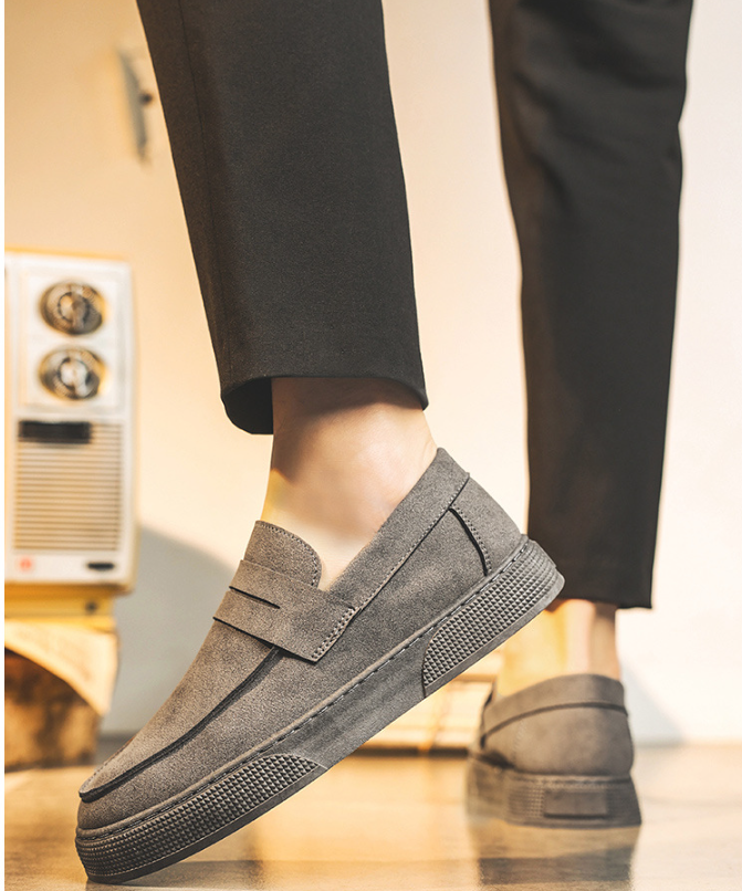 Sapato Mocassim Confort Retrô - Grey Variation