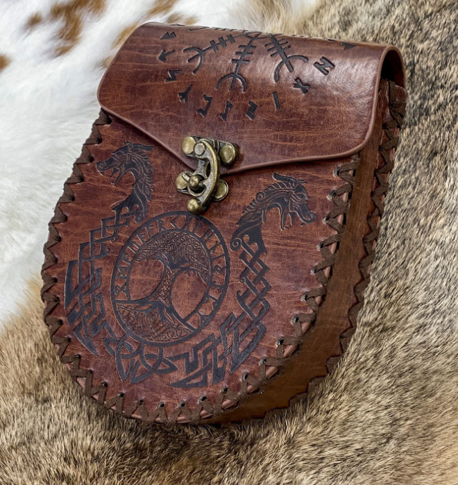 Fanny Pack Viking Style Medieval Vintage Belt Coin