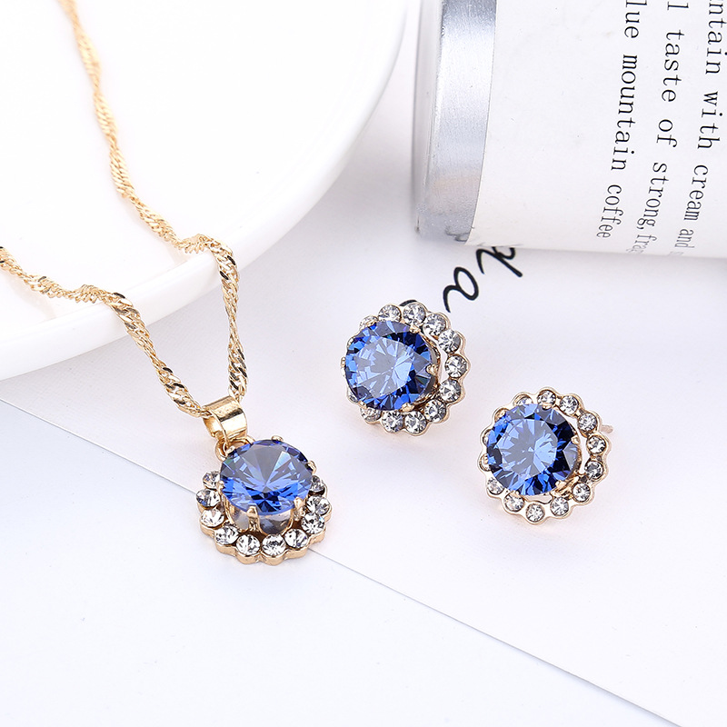 Parure de Bijoux de Mariage Élégante