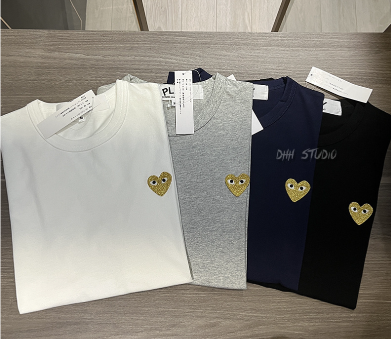 Cotton Heart Embroidered T-Shirt Image 3