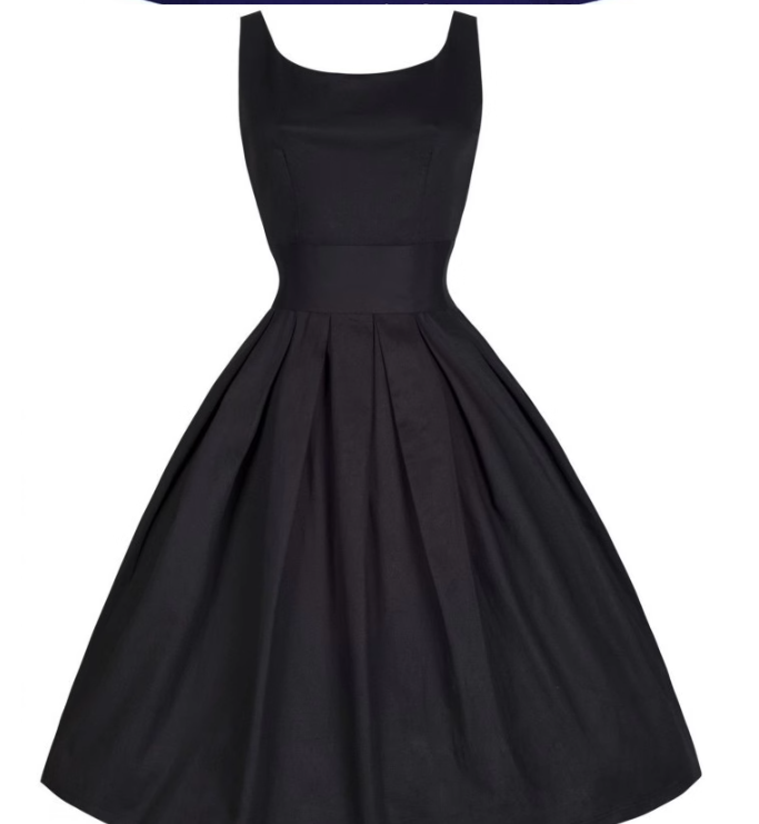 Retro 50s Dress - Back View