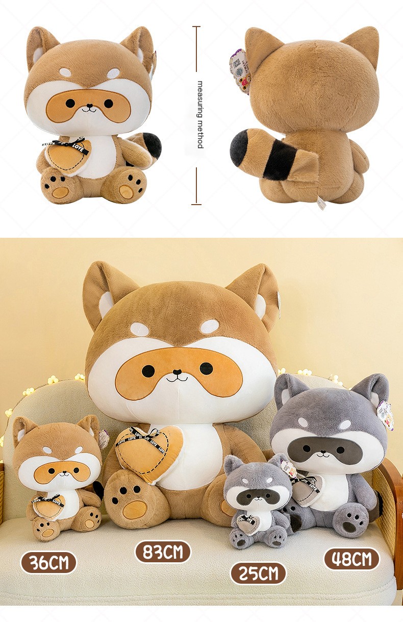 Plush Raccoon Toy 10