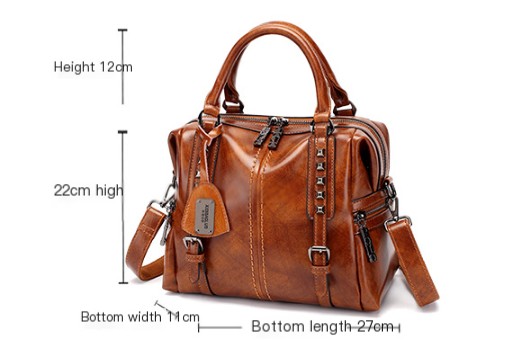 Oil Wax Leather Bag Image 1