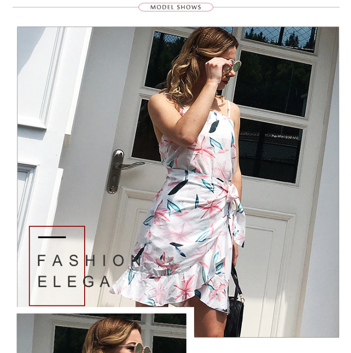 Leaf Print Dress Image 3