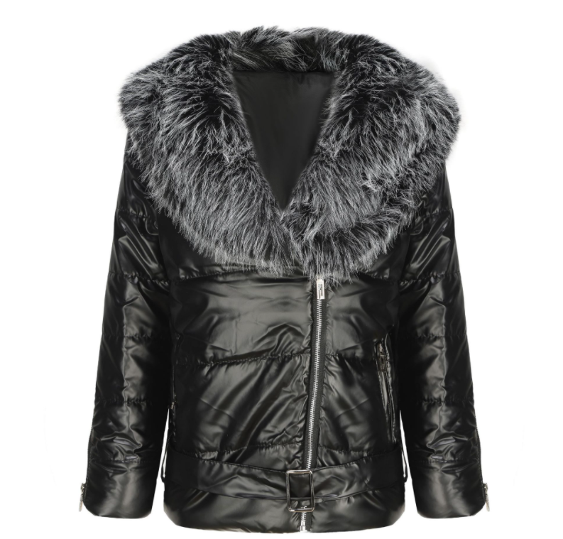 Faux Fur Collar Coat Image 7