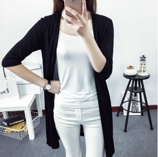 Knitted Cardigan Image 2